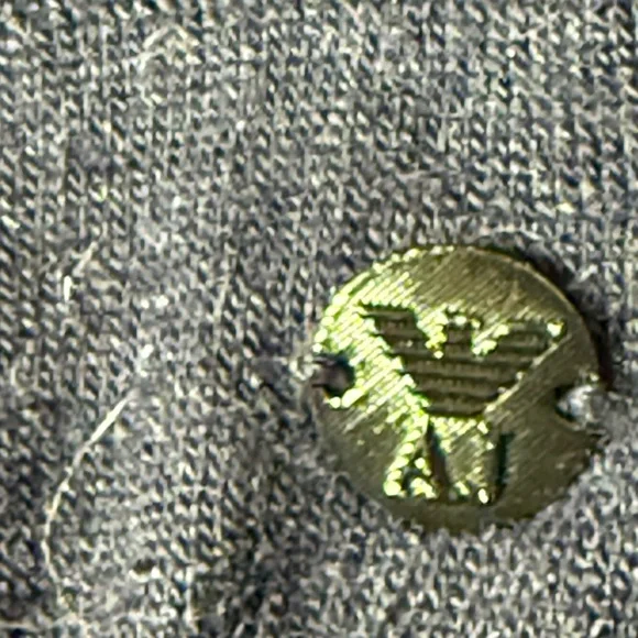 Armani Jeans Alpaca Wool Blend Striped Knit Sweater